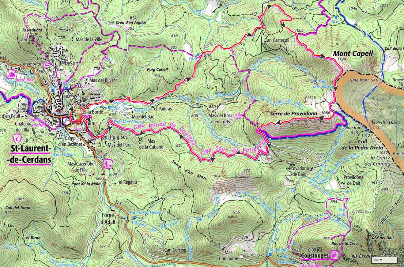 Mont capell ecourtee