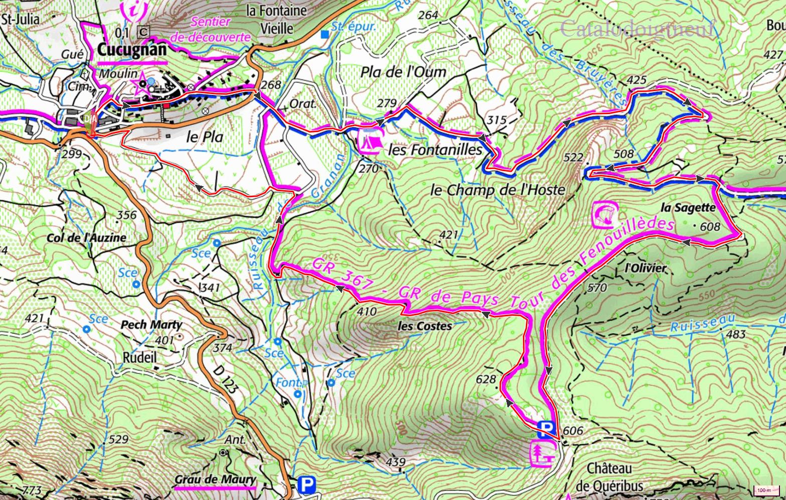 Queribus depuis cucugnan