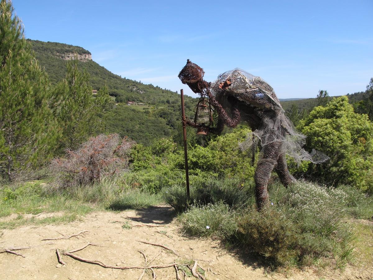 Sentier sculpturel marcheur