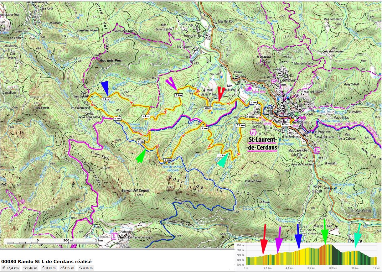 St laurent de cerdans circuit des fontaines