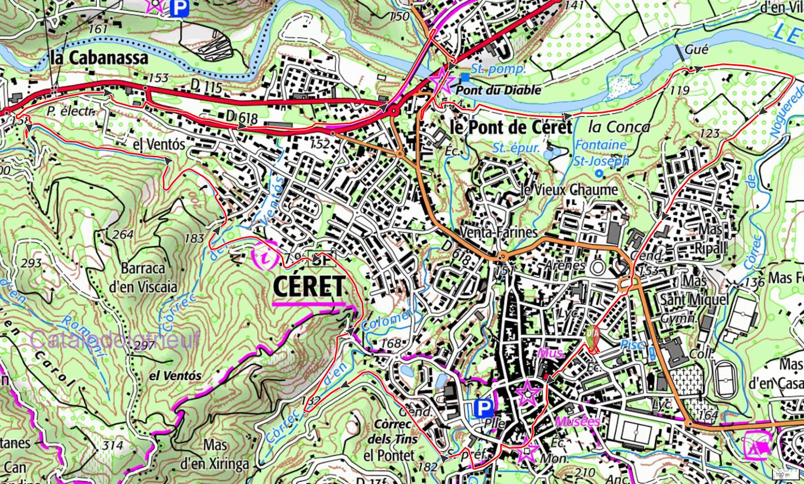 Trace ceret